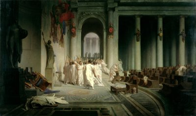 Der Tod von Caesar von Jean Leon Gerome