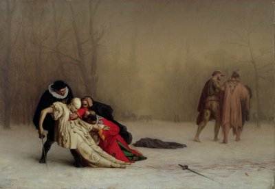 Das Duell nach dem Maskenball von Jean Leon Gerome