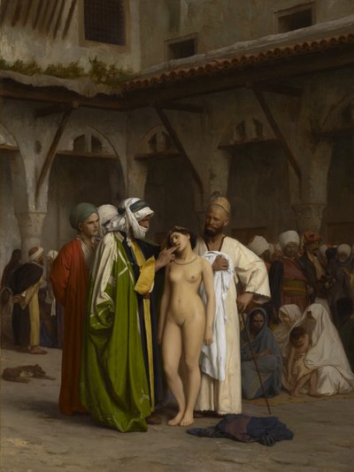 Der Sklavenmarkt von Jean Leon Gerome