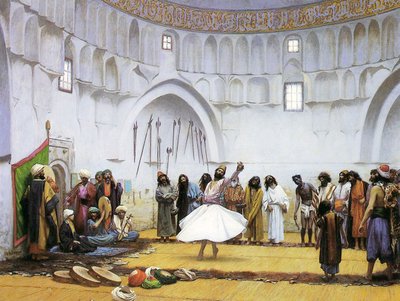 Wirbelnde Derwische, ca. 1895 von Jean Leon Gerome