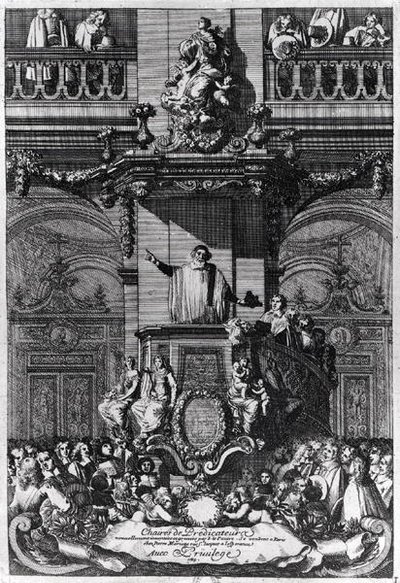 Ein Prediger, 1659 von Jean Lepautre
