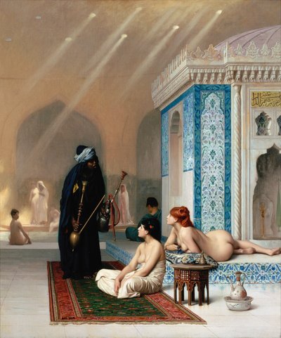 Pool in einem Harem von Jean Leon Gerome