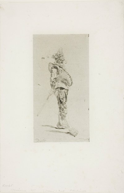 Punchinello von Jean Louis Ernest Meissonier