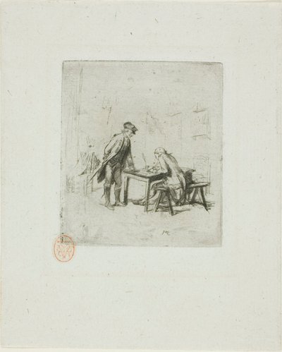 Der Sergeant Reporter von Jean Louis Ernest Meissonier