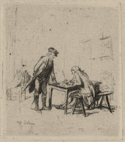 Ohne Titel von Jean Louis Ernest Meissonier