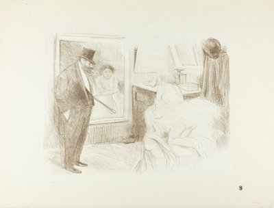 Ankleidezimmer der Tänzerin, Zweite Platte von Jean Louis Forain