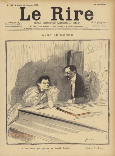 Illustration für Le Rire von Jean Louis Forain