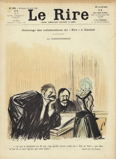 Illustration für Le Rire von Jean Louis Forain