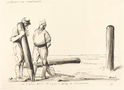 Die Front von Vincennes von Jean Louis Forain