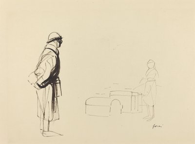 Poilu und Krankenschwester von Jean Louis Forain