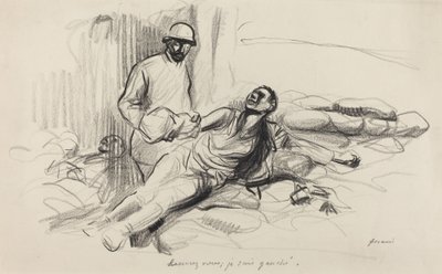 Beruhigen Sie sich; ich bin linkshändig. von Jean Louis Forain