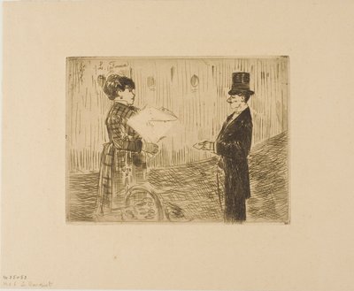 Der Blumenstrauß von Jean Louis Forain