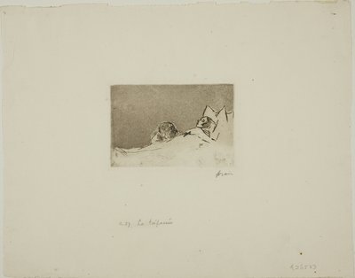 Das tote Mädchen von Jean Louis Forain