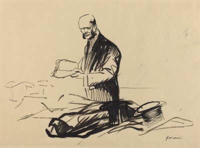 Der Hut von Marschall Foch von Jean Louis Forain