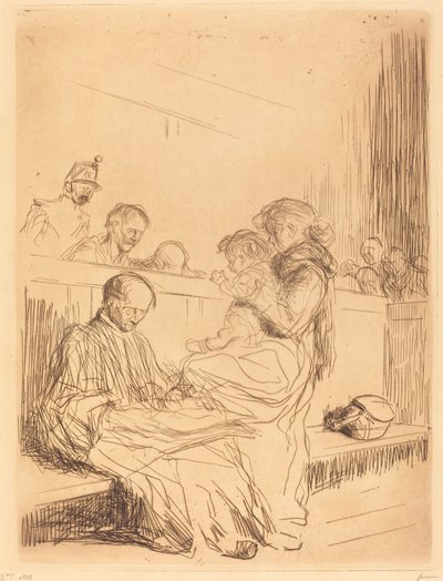 Der Gefangene und das Kind von Jean Louis Forain