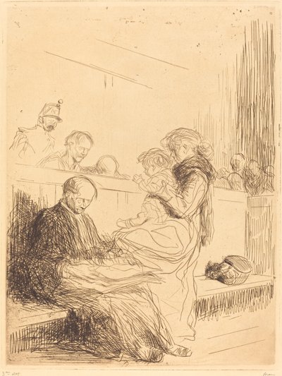 Der Gefangene und das Kind von Jean Louis Forain
