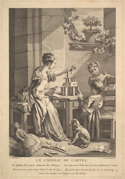 Das Kartenhaus von Jean Michel Liotard