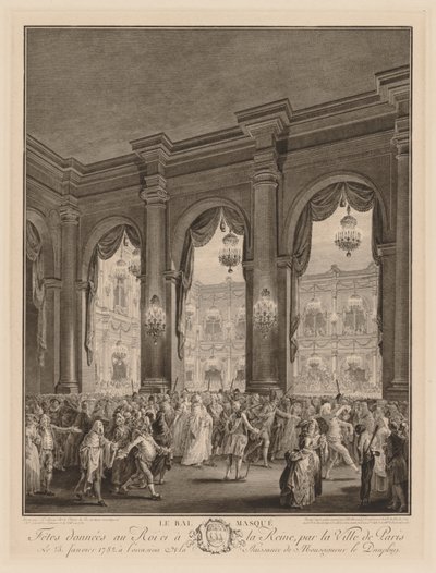 Der Maskenball von Jean Michel the Younger Moreau