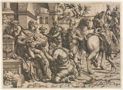 Die Anbetung der Könige von Jean Mignon