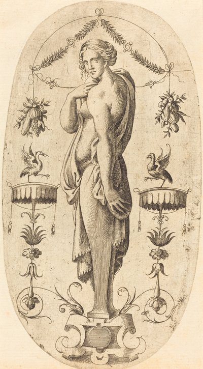 Frau mit linkem Profil von Jean Mignon
