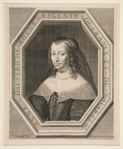 Anna von Österreich (1601-1666) von Jean Morin