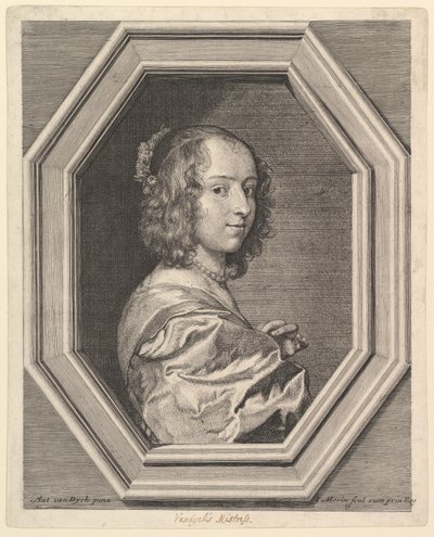 Marguerite Lemon, Geliebte von Antoine van Dyck von Jean Morin