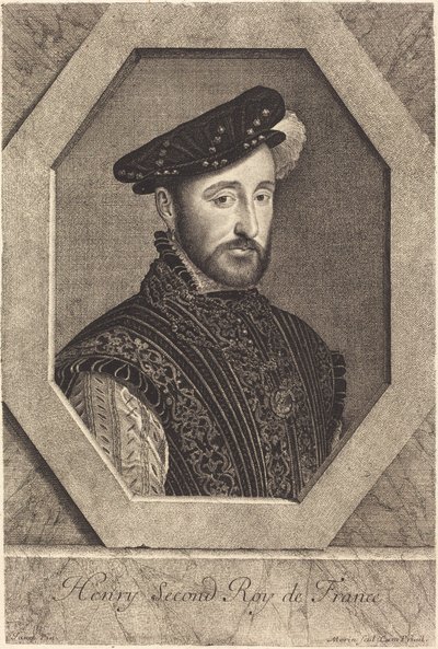 Heinrich II von Jean Morin after François Clouet