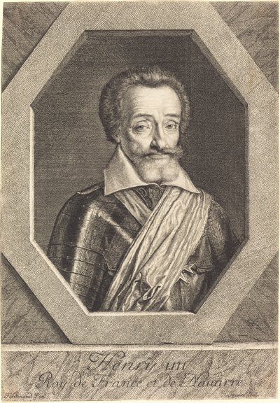 Heinrich IV. von Jean Morin after Louis Elle I