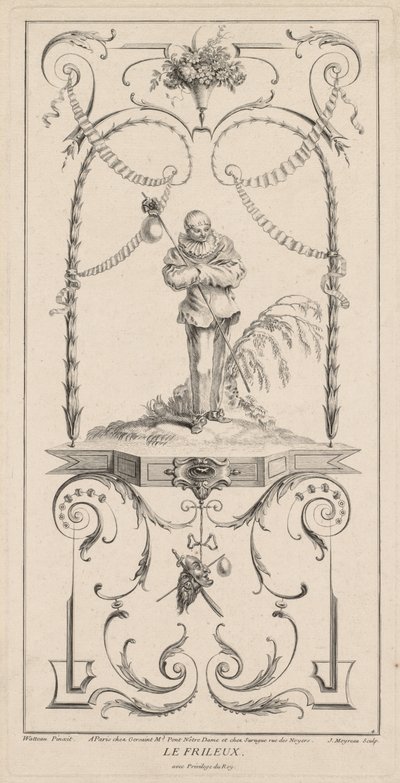 Le Frileux, Arabeske von Jean Moyreau