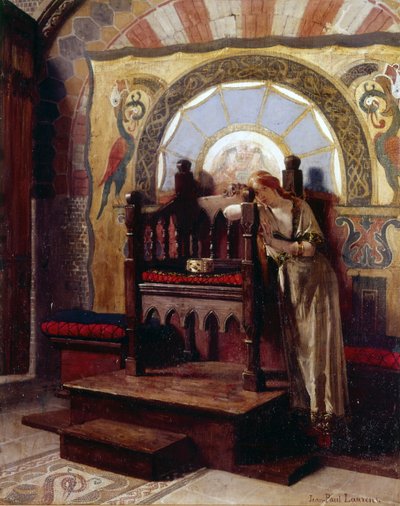 Der Thron des letzten Karolingers von Jean Paul Laurens