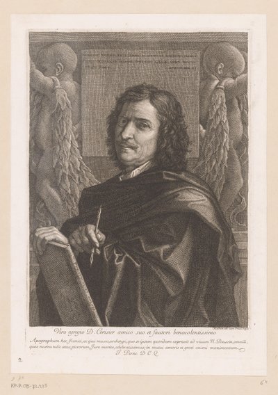 Porträt von Nicolas Poussin von Jean Pesne