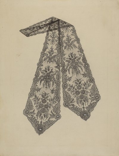 Spitzenkrawatte von Jean Peszel
