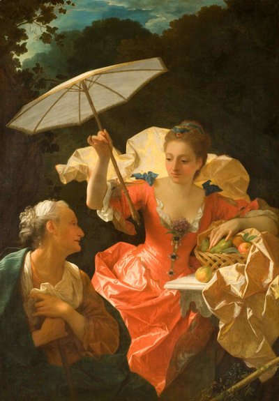 Vertumnus und Pomona, ca. 1710-1722 von Jean Ranc