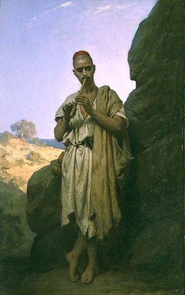 Ein arabischer Musiker von Jean Raymond Hippolyte Lazerges