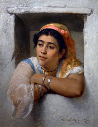 Am Fenster von Jean Raymond Hippolyte Lazerges