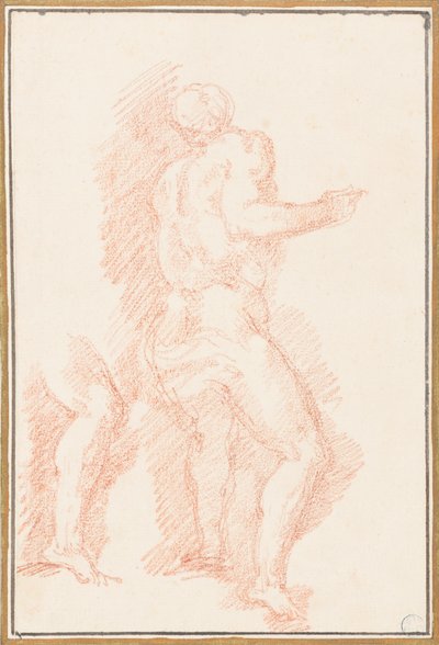Figur aus dem Jüngsten Gericht von Jean Robert Ango