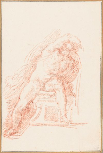 Ignudo von der Sixtinischen Kapelle von Jean Robert Ango