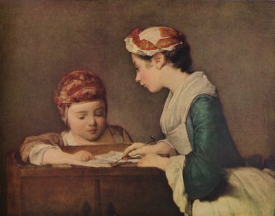 Die junge Gouvernante von Jean Baptiste Simeon Chardin