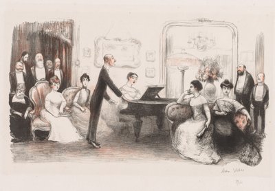 La Soirée Bourgeoise, 1907 von Jean Veber