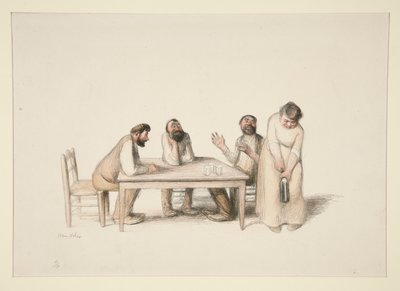 Die drei Bärtigen von Jean Veber