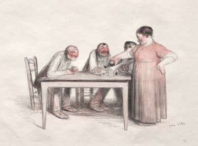Das Weinglas von Jean Veber