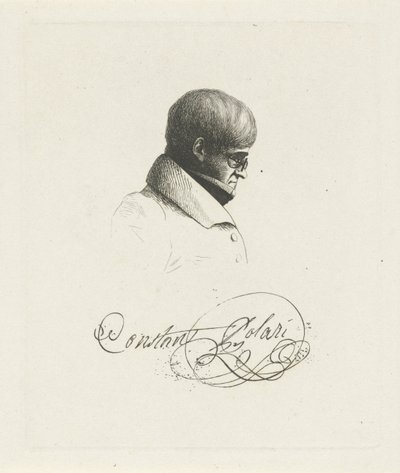Porträt von Constant Polari von Jean Zacherie Mazel