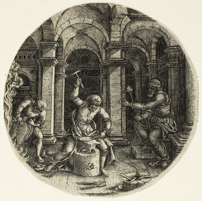 Der heilige Eligius und König Dagobert von Jean de Gourmont