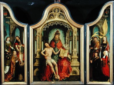 Triptychon der Dreifaltigkeit, 1513-18 von Jean the Elder Bellegambe