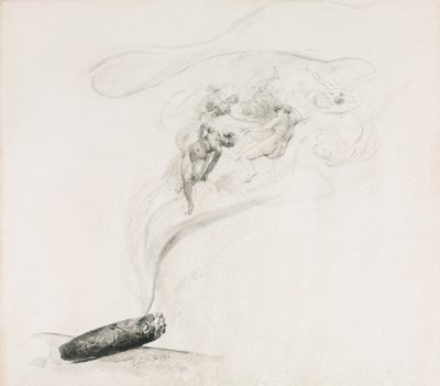 Im Rauch von Jehan Georges Vibert