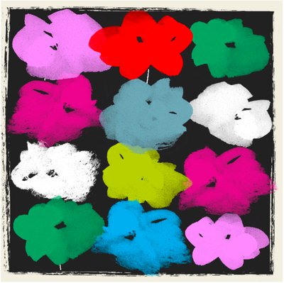 Warhole Blumen von Jenny Frean