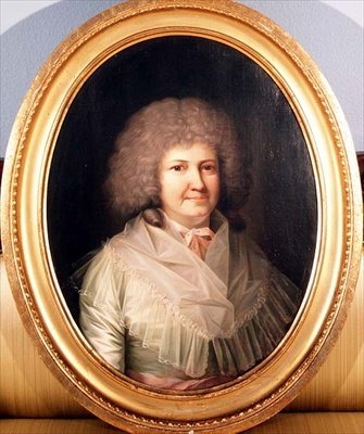 Porträt einer Dame, Mrs. Mackway von Jens Juel