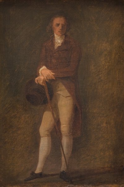 Porträtskizze. Der Maler N.A. Abildgaard (?) von Jens Juel