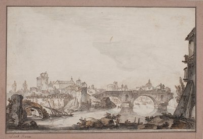 Capriccio mit u.a. Ponte Rotto. Rom von Jens Petersen Lund