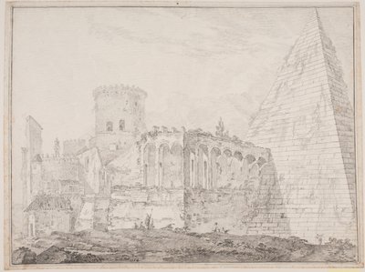 Cestiuspyramide bei Porta S. Paulo von Jens Petersen Lund